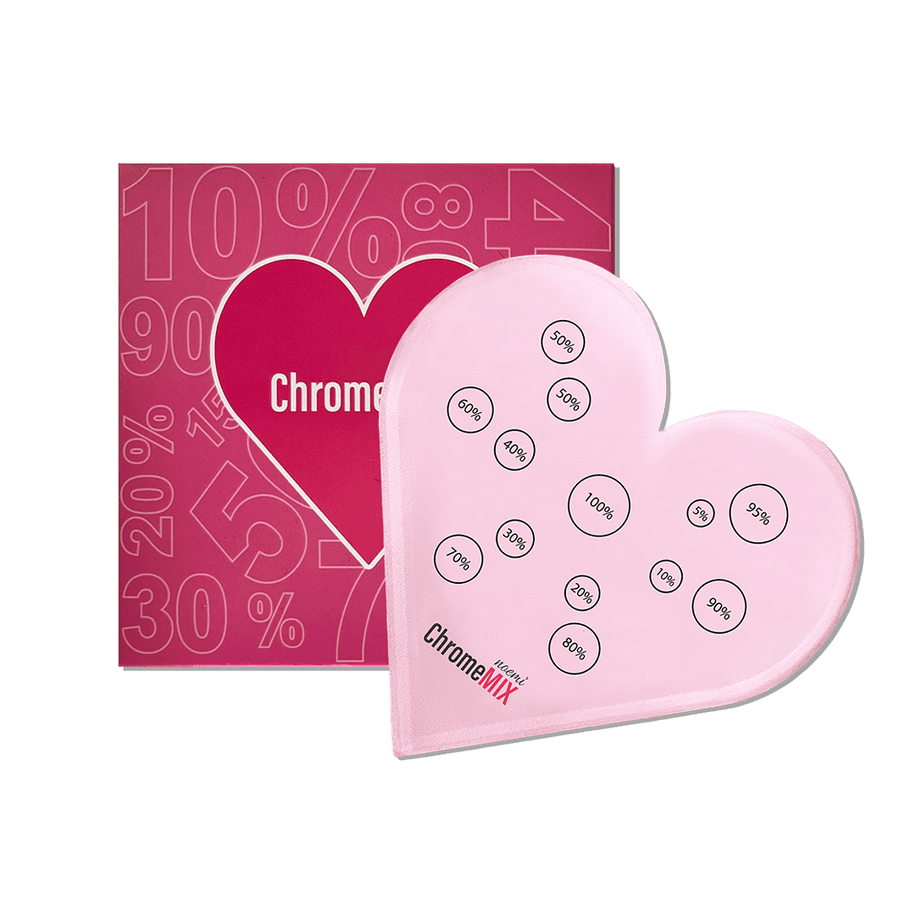 Noemi ChromeMix Heart - Paleta de Mistura com Proporções - 1