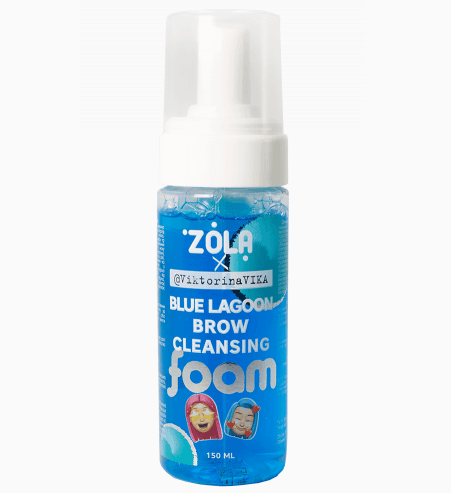 Mousse de Nettoyage des Sourcils Bleue Blue Lagoon 150ml - Zola