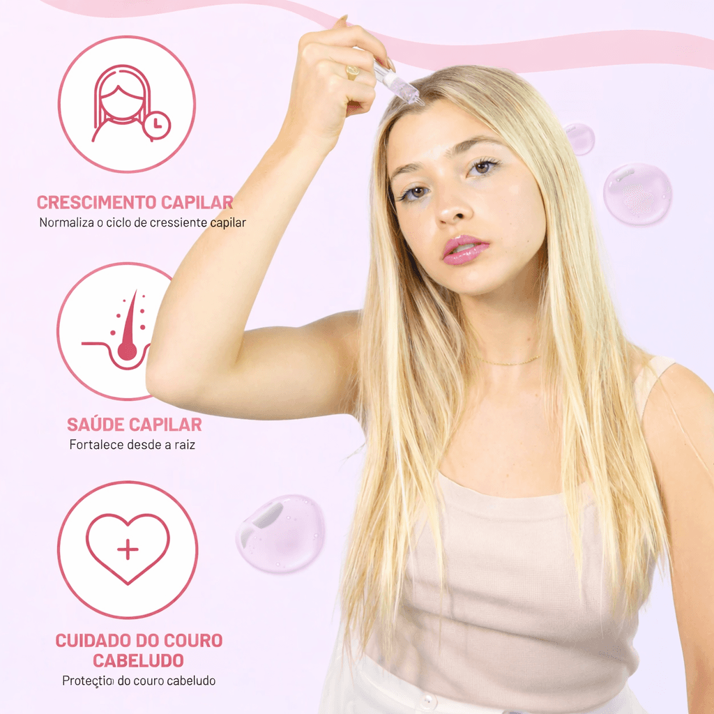 Haar- und Augenbrauen-Booster-Serum HS Peptide und Biotin Mikronadelung - 3