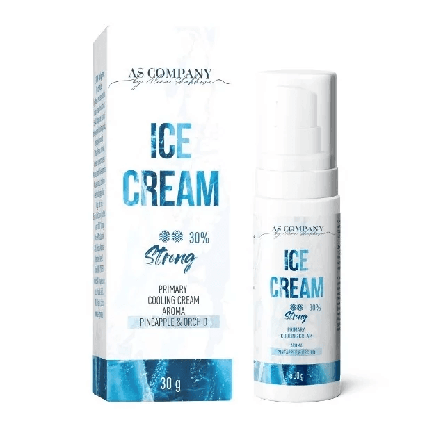Ice Cream Cooling Cream Strong 30% 30g | Primary Cream | Closed Skin - AS Company