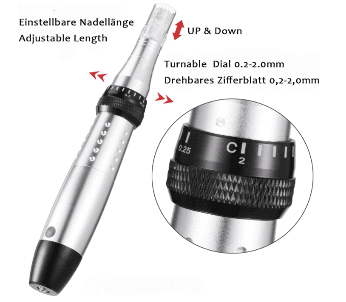 Kit DermaPen Profesional Facial y Cuero Cabelludo | Oro | Plata - 3