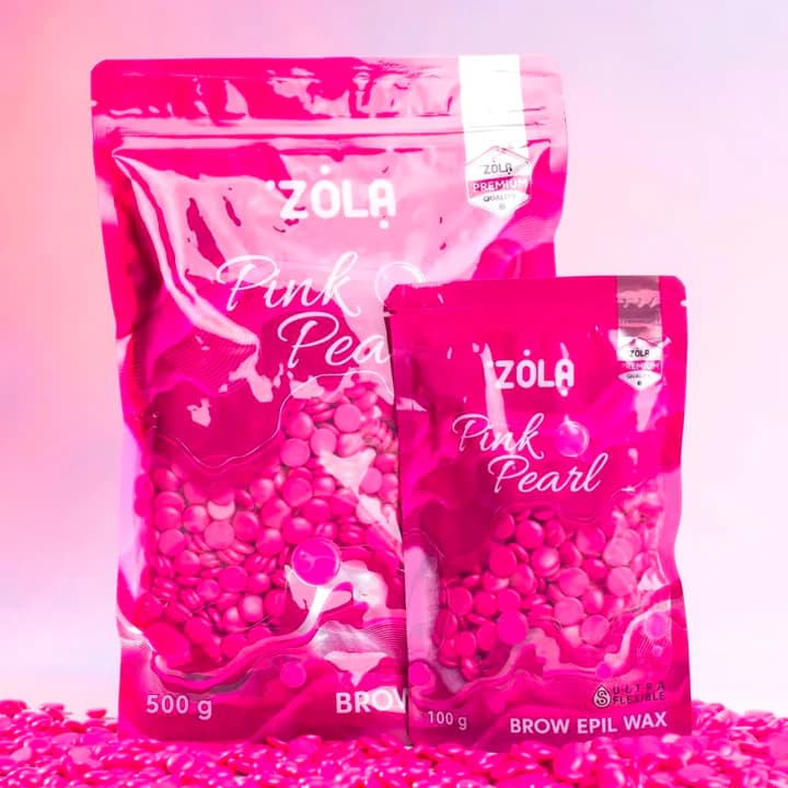 ZOLA Pink Brow Epil Wax 500 g - Depilação de Sobrancelhas
