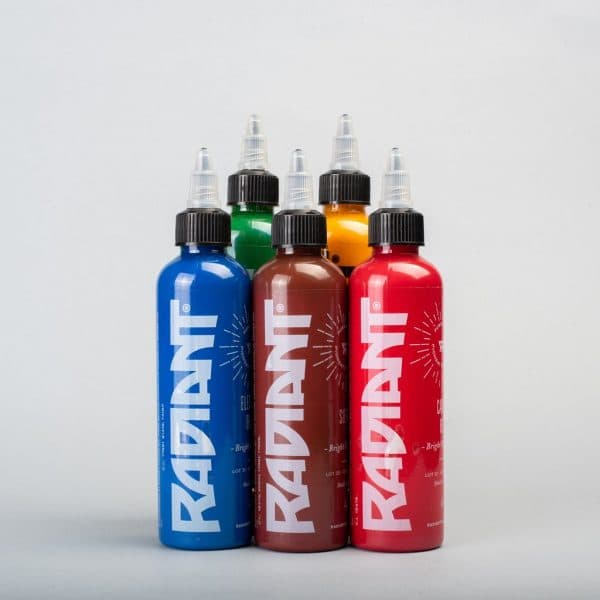 Kit Radiant Traditional 5 Cores Tatuagem - 1