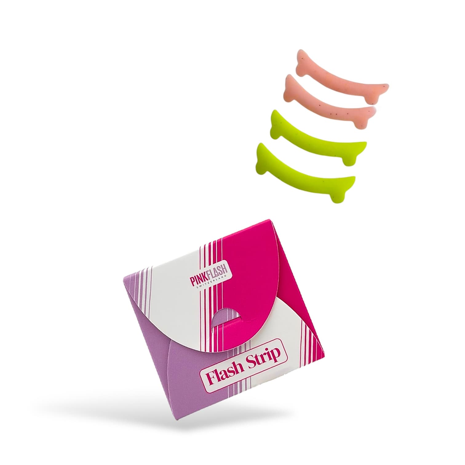 Pink Flash Flash Strips – fitas auxiliares de fixação para lash lifting