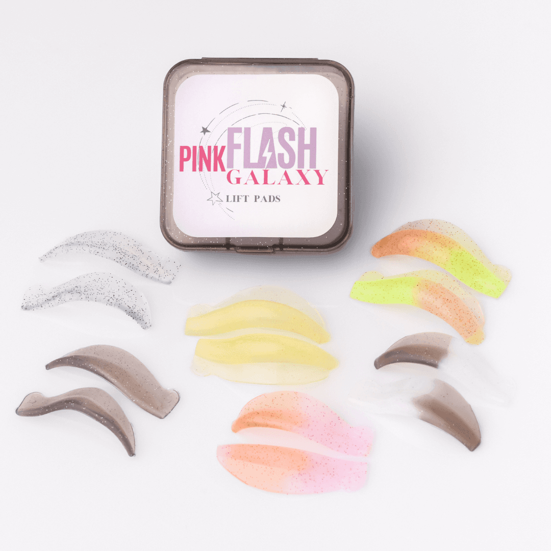 Pink Flash Lash Lift Galaxy Formen – 6 Paare - 1