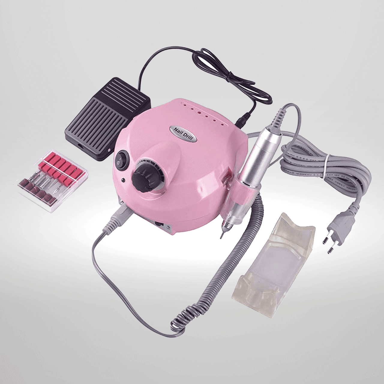 Broca Rosa Profissional 30000 RPM para Unhas de Gel