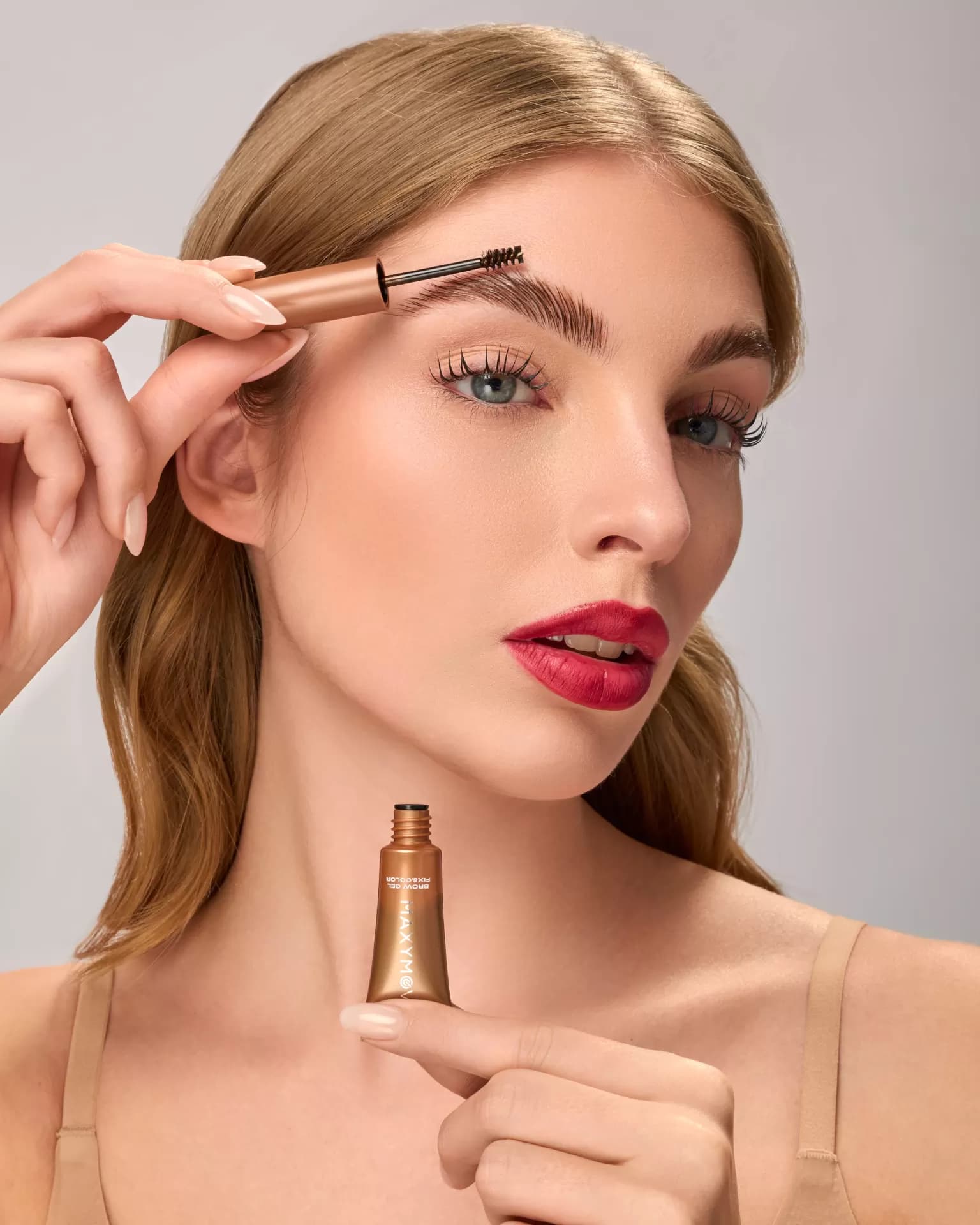 Maxymova Mini Brow Gel Fix & Color, Gel Moka 2,5 ml - 5