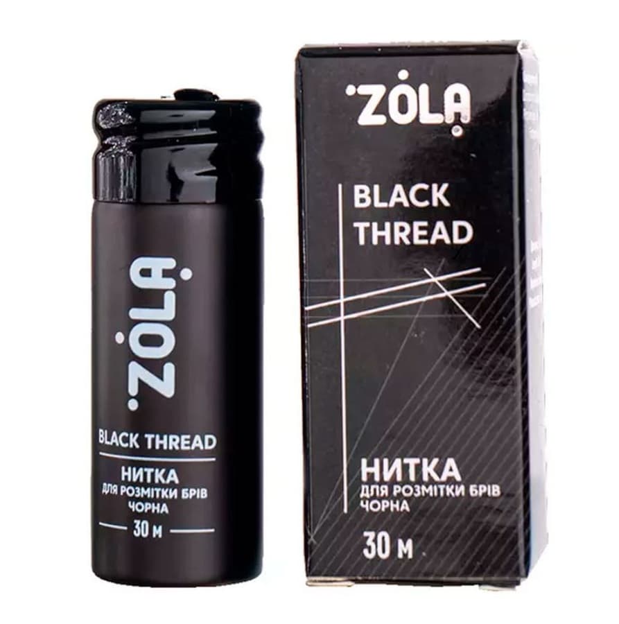 ZOLA Marking Thread 30 m Black - Linha de Marcação