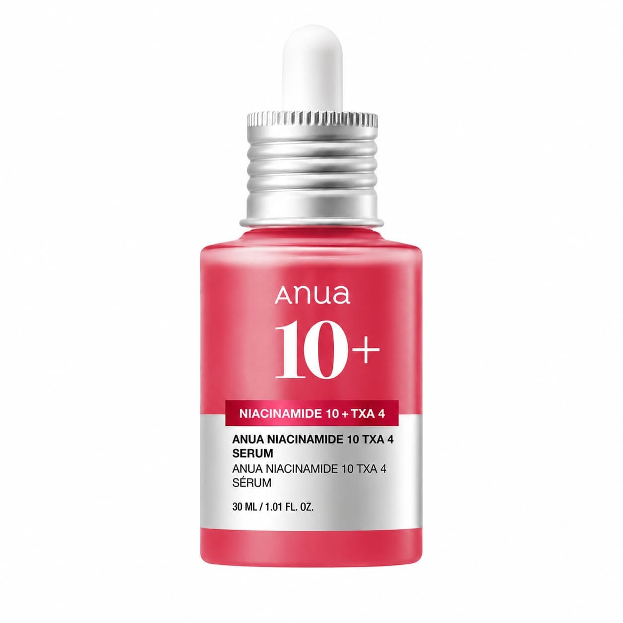 Anua Niacinamide 10% + TXA 4% — Sérum Uniformizador 30 ml, embalagem do produto