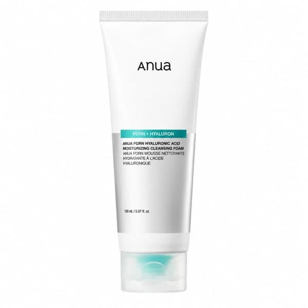 Anua PDRN Hyaluronic Cleansing Foam — Limpeza Suave 150 ml — embalagem do produto