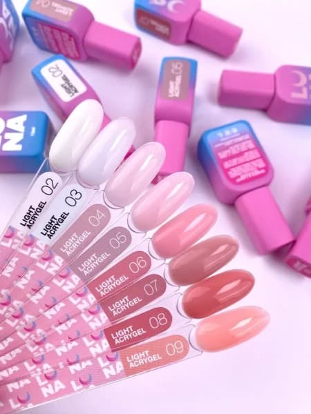 Light Acrygel Nº4 – Milky Pale Pink – 13 ml LUNAmoon - 5