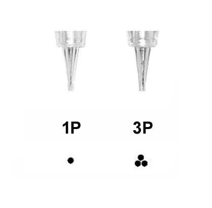 Kit 10 Easy Click Needles Cartridge Dermograph Snap-in