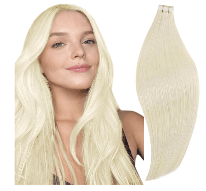 Extensiones de Cabello Humano Rubio Ondulado Colores y Tamaños Variados - 3