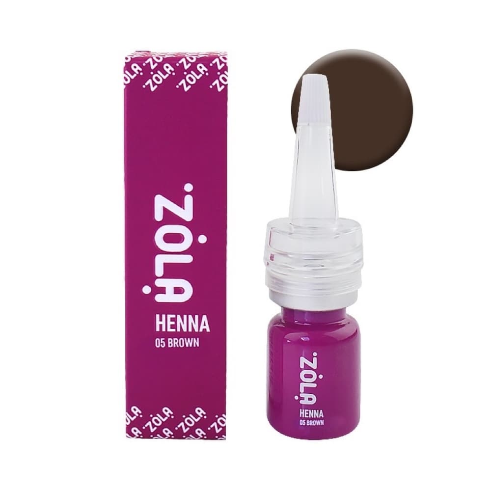 ZOLA Professional Henna 5 g 05 Brown - Henna para Sobrancelhas