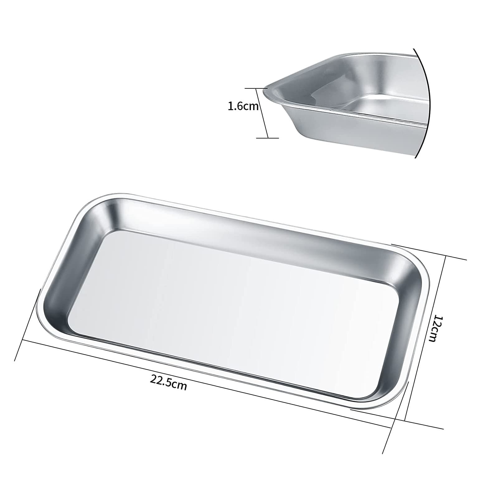 Bandeja de Acero Inox para Instrumentos - 1