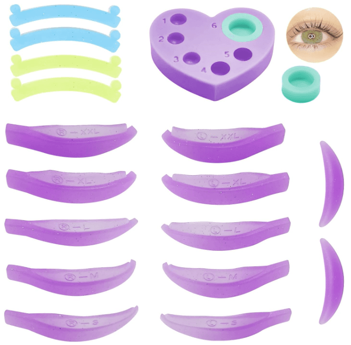5 Pairs Molds Kit + Palette + 2 Pairs Strips - Lash Lifting - 1