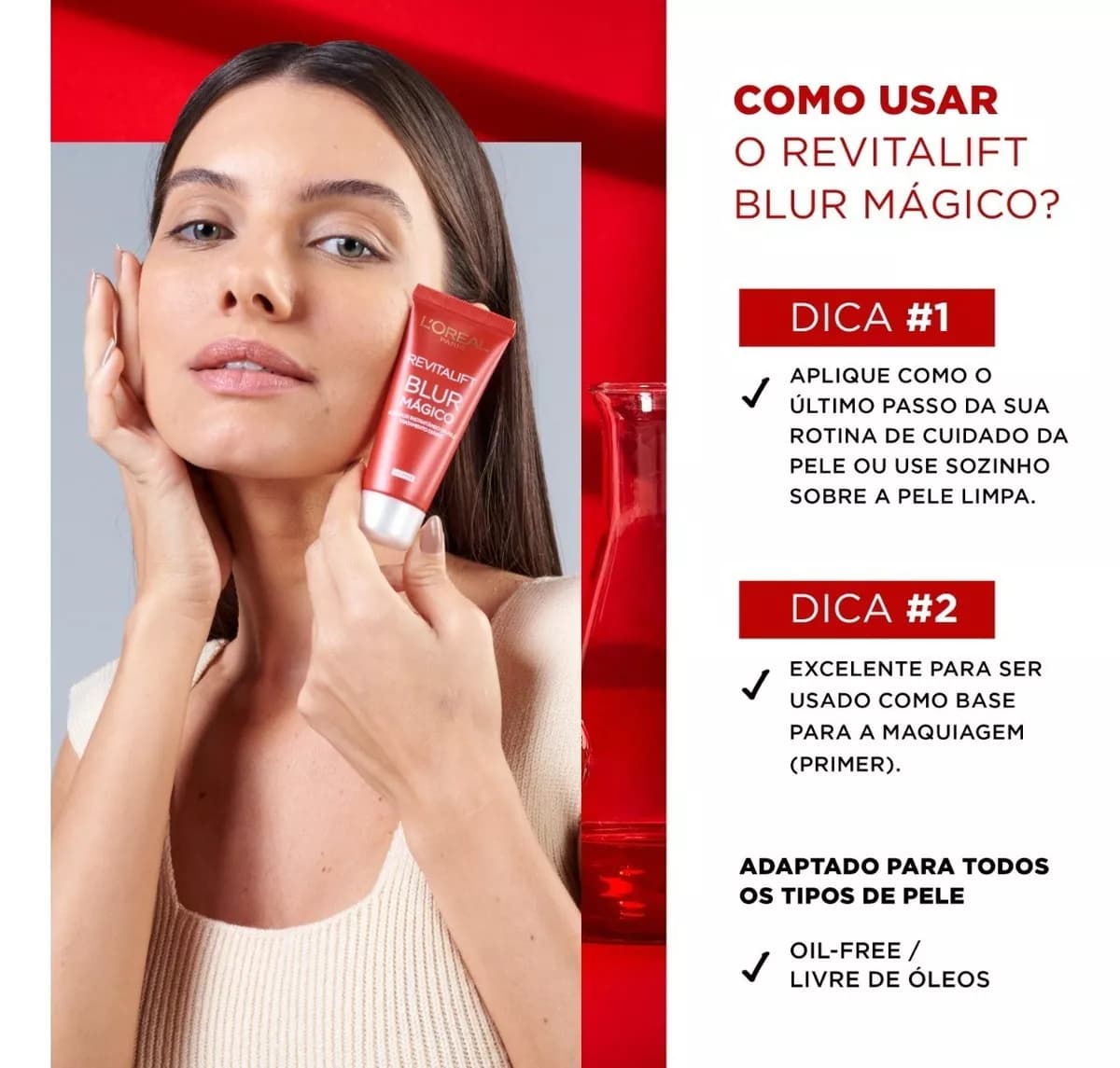 Primer Blur Magisch Öl-freie Textur L'Oréal Paris Revitalift - 7