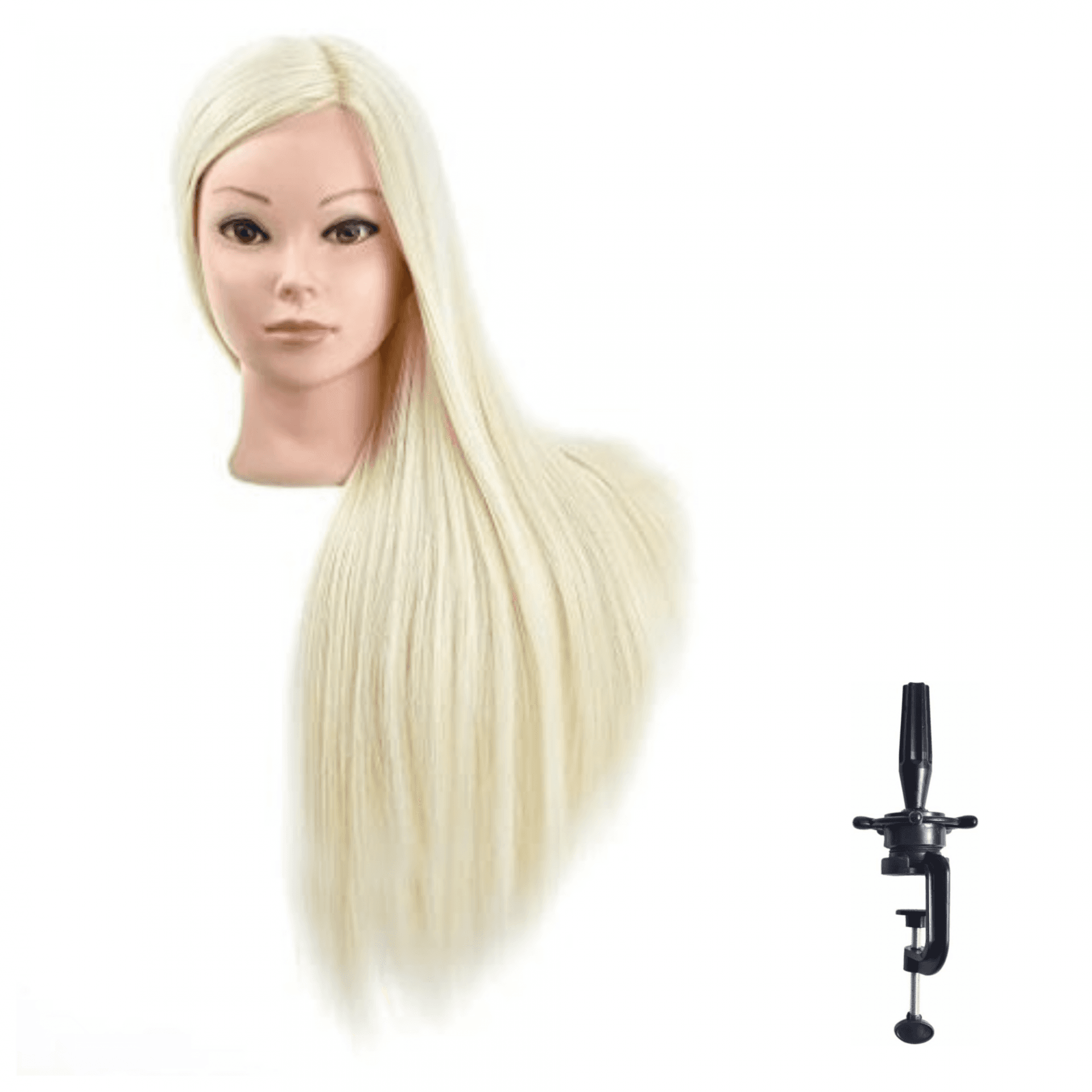 Trainingskopf Blond Synthetik 69Cm + Halter