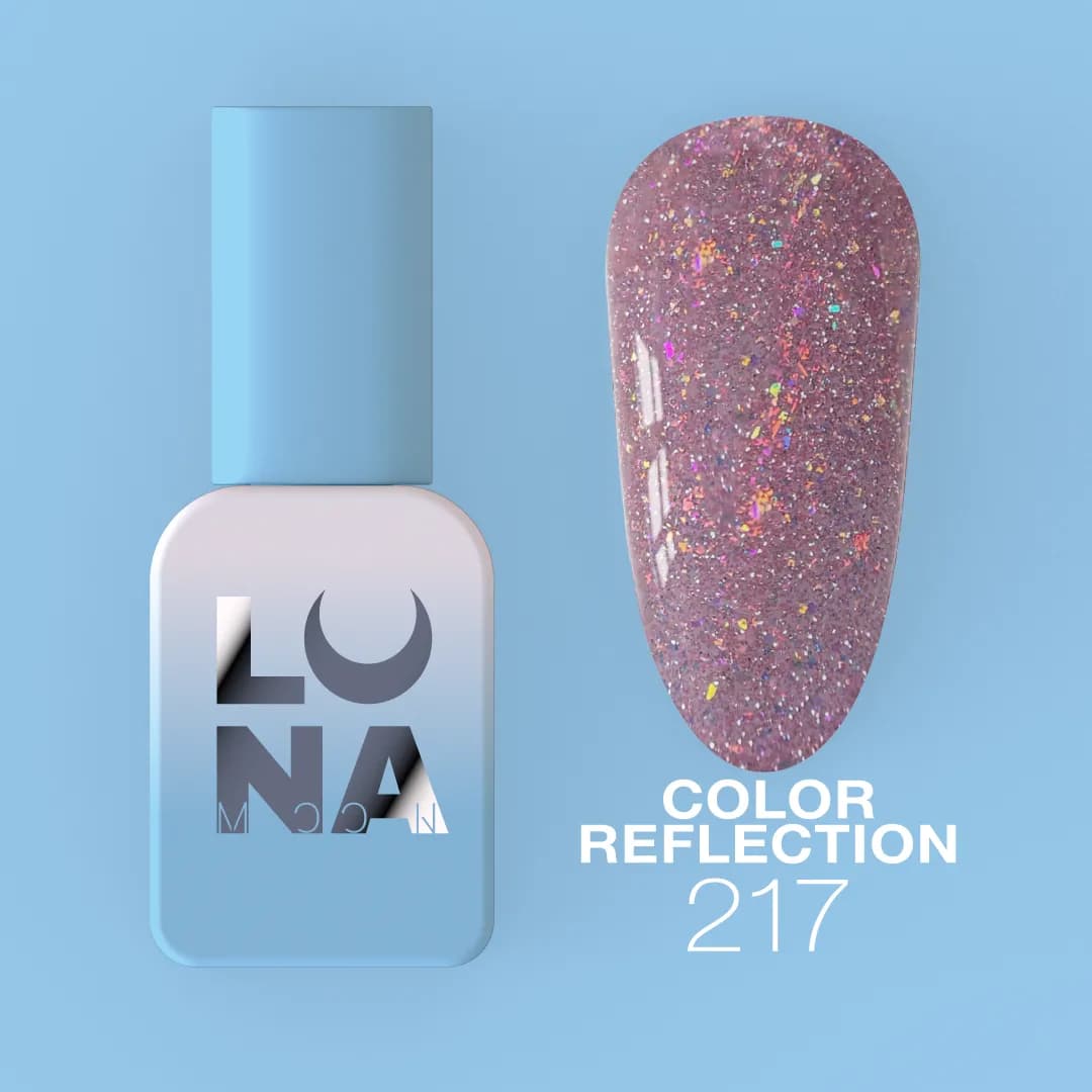 Gel-Lack Reflektierend – Color Reflection Nr. 217 Lila – 13 ml LUNAmoon