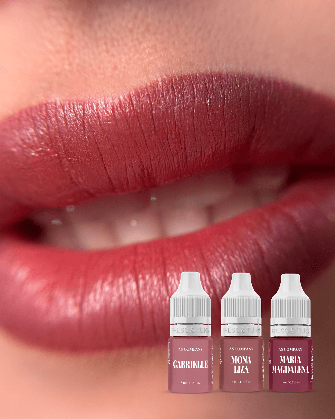 Lippenpigment Mona Liza - Linie Paradise 6ml - AS Company - 5