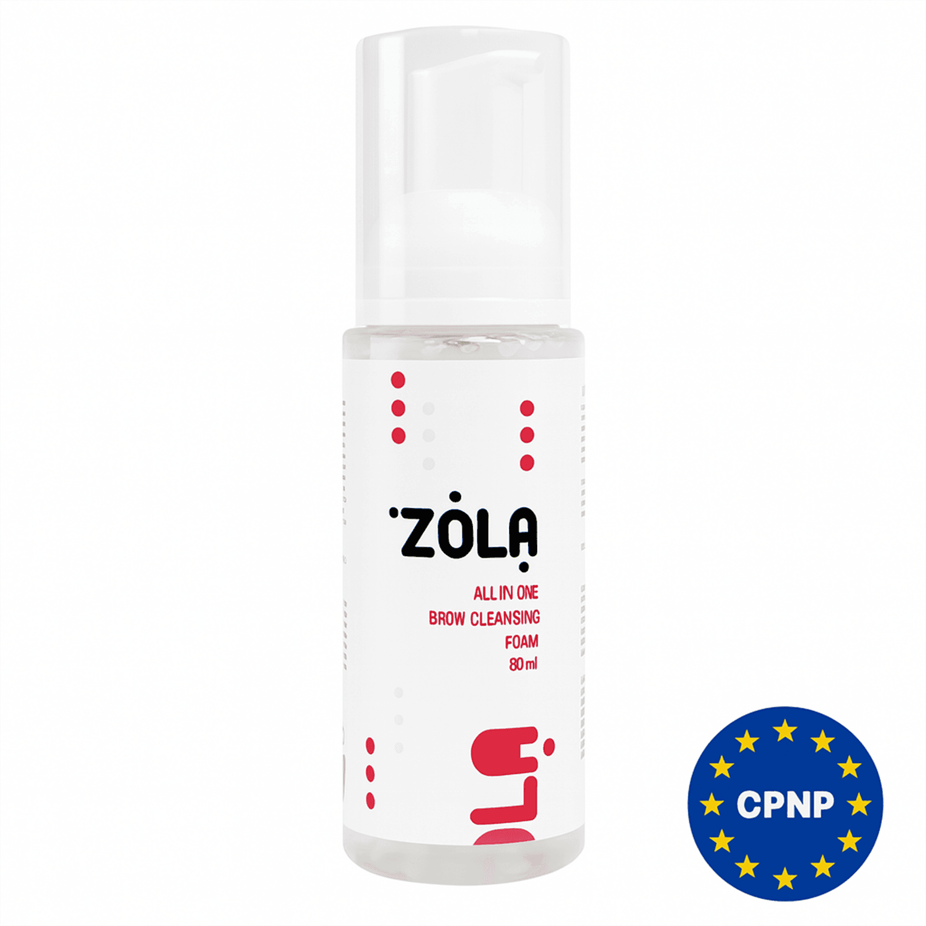 ZOLA Cleansing Eyebrow Foam 80 ml - Limpeza de Sobrancelhas