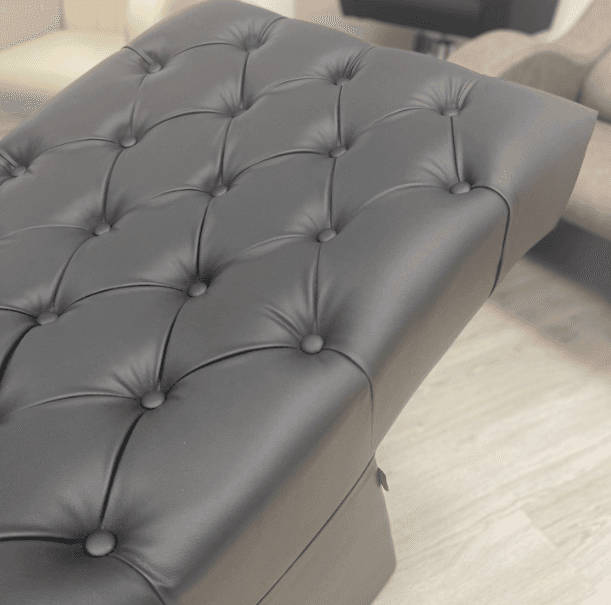 Ergonomische gepolsterte Wimpernliege Schwarz - 3