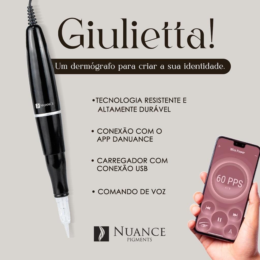 Giulietta Nuance - Dermógrafo/Dermapen Inteligente para Micropigmentação - 1