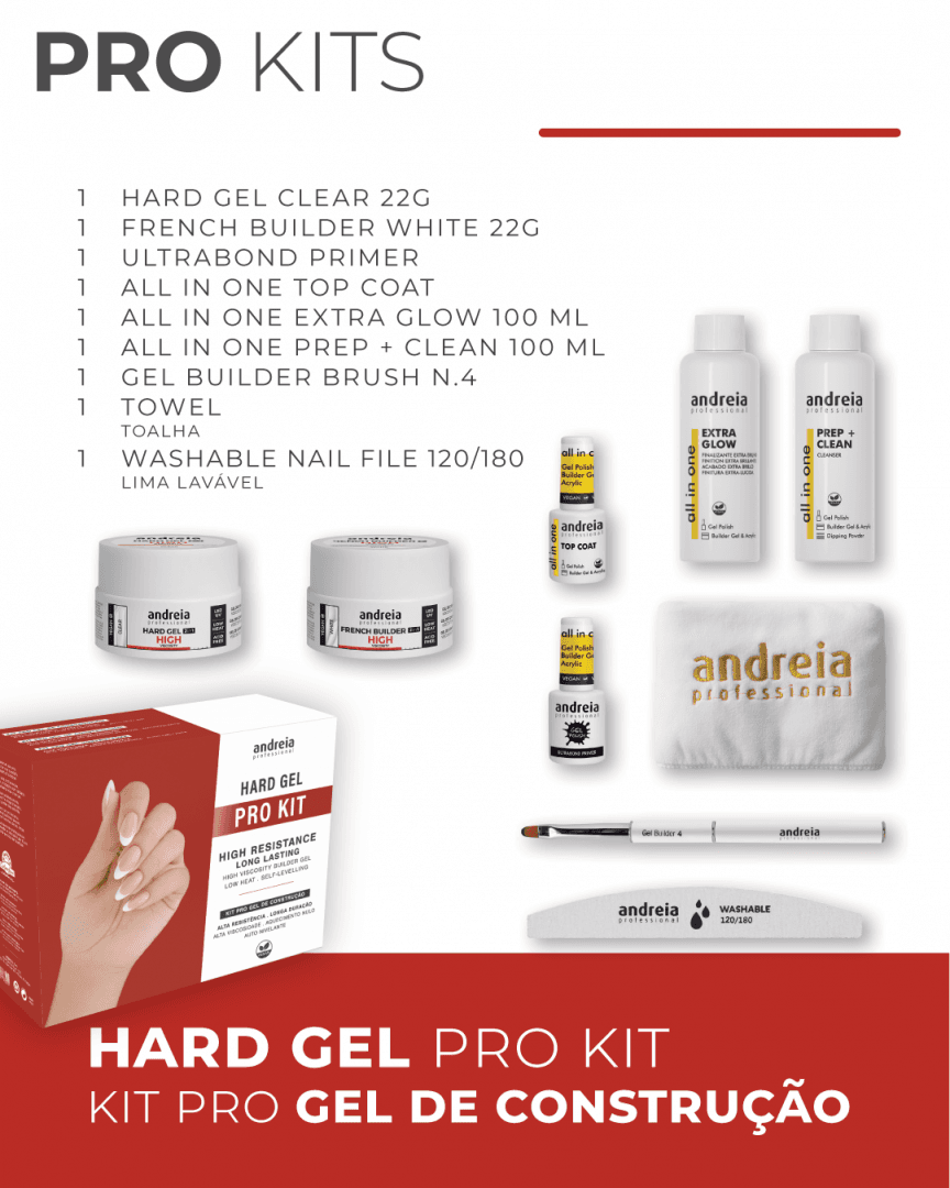 Andreia Professional – Kit Hard Gel - 1