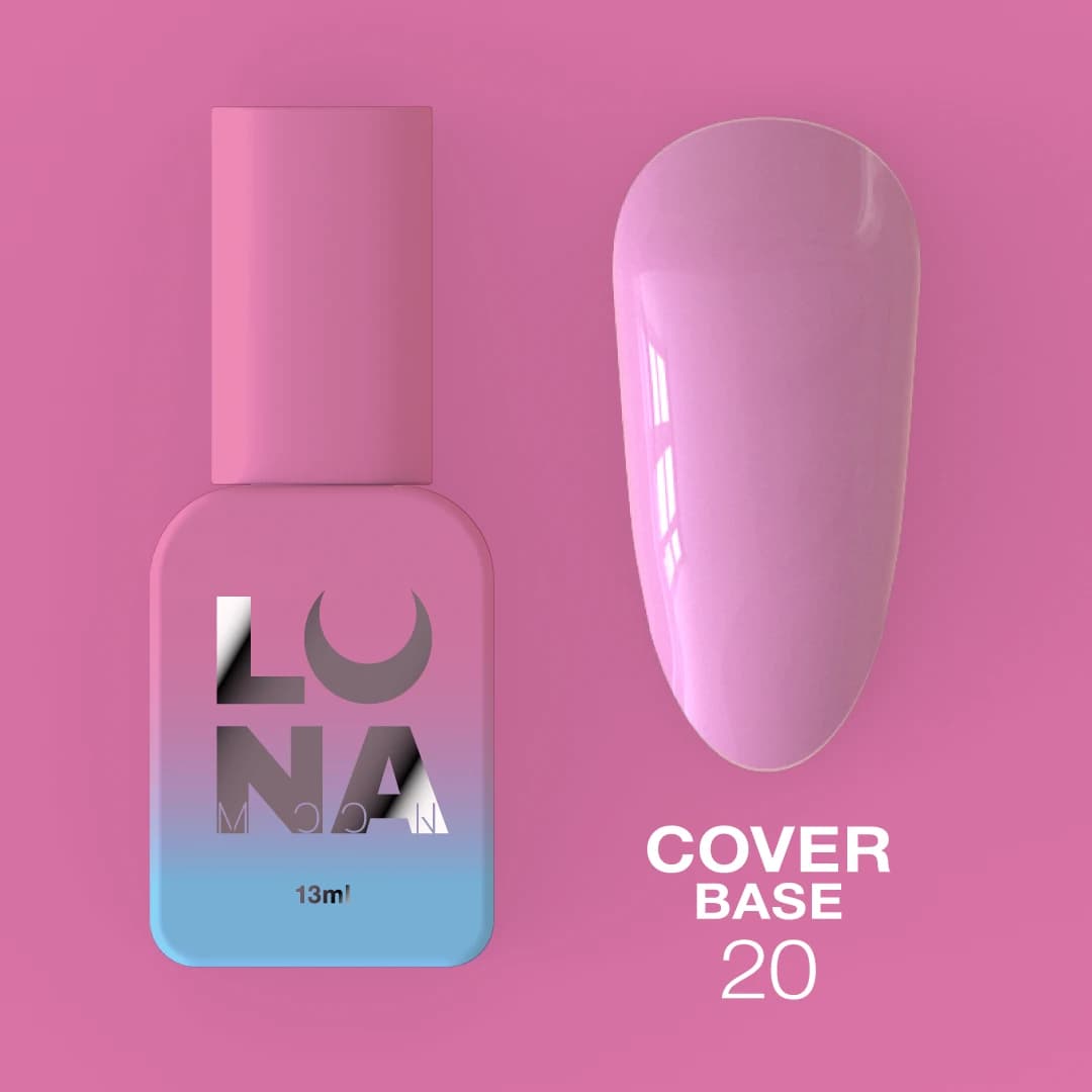 Cover Base Nº20 – Base Camouflage Rose Clair Nude – 13 ml LUNAmoon