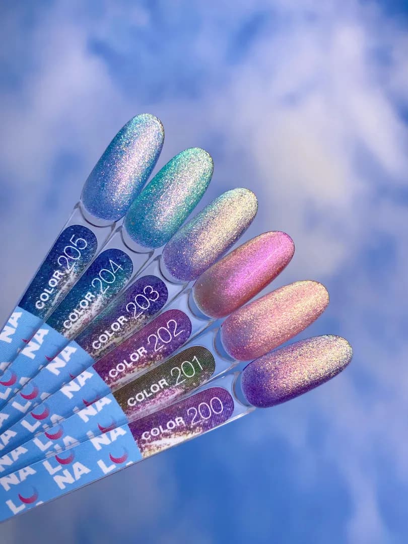 Verniz Gel – Nº203 Lavender with Shimmer – 13 ml LUNAmoon - 5