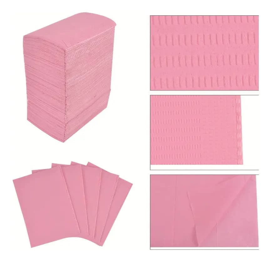 Toalhas Rosa Campos de Esterilização 125 ou 250 und - 1