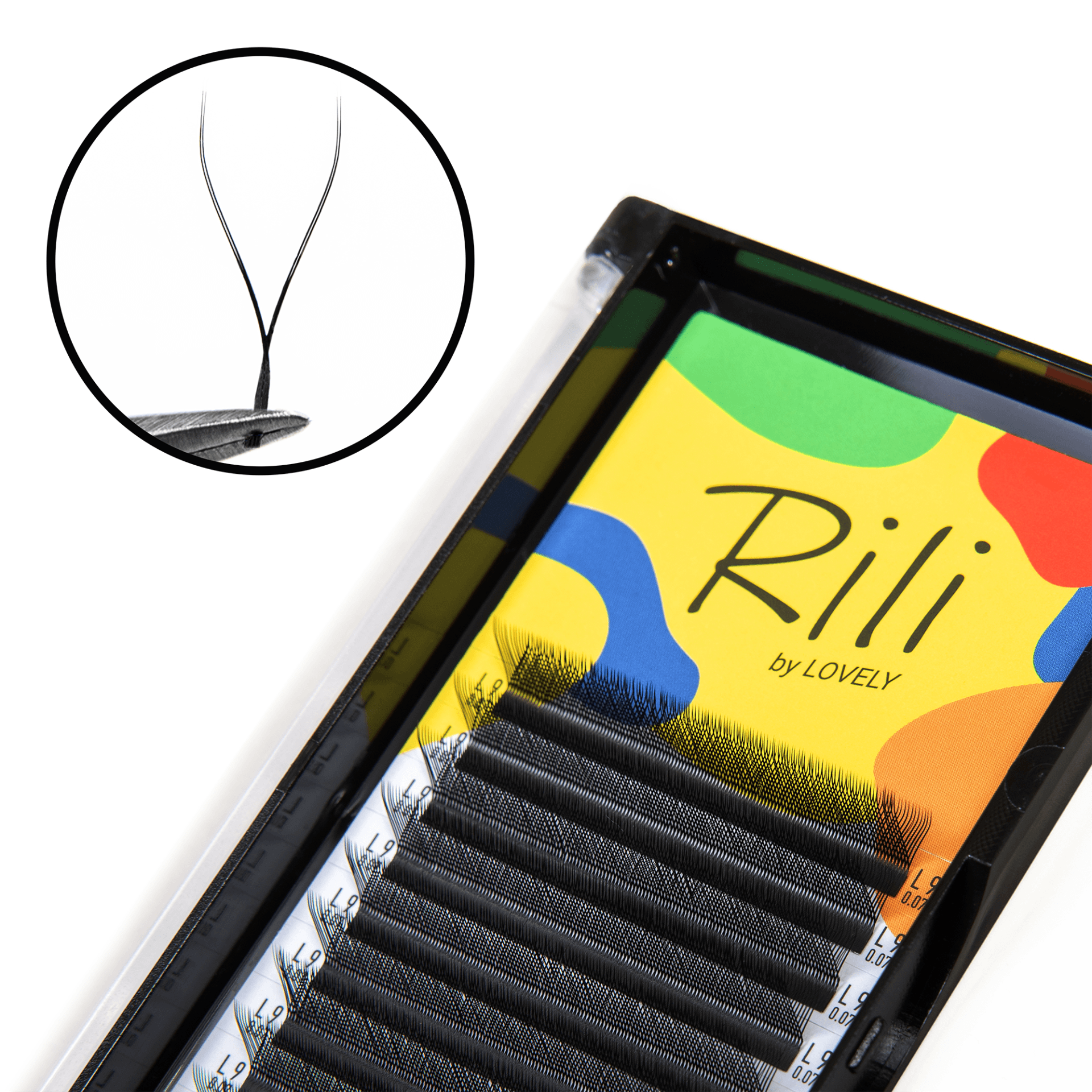 Rili Fan YY-2D Mix M 0.07 8-15mm - Fans 12 Linhas para Pestanas - 1