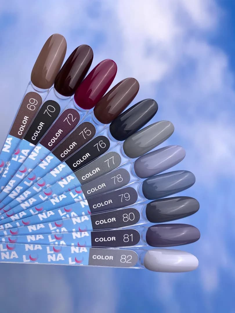 Vernis Gel – Gel Polish Nº80 Noir Gris – 13 ml LUNAmoon - 4