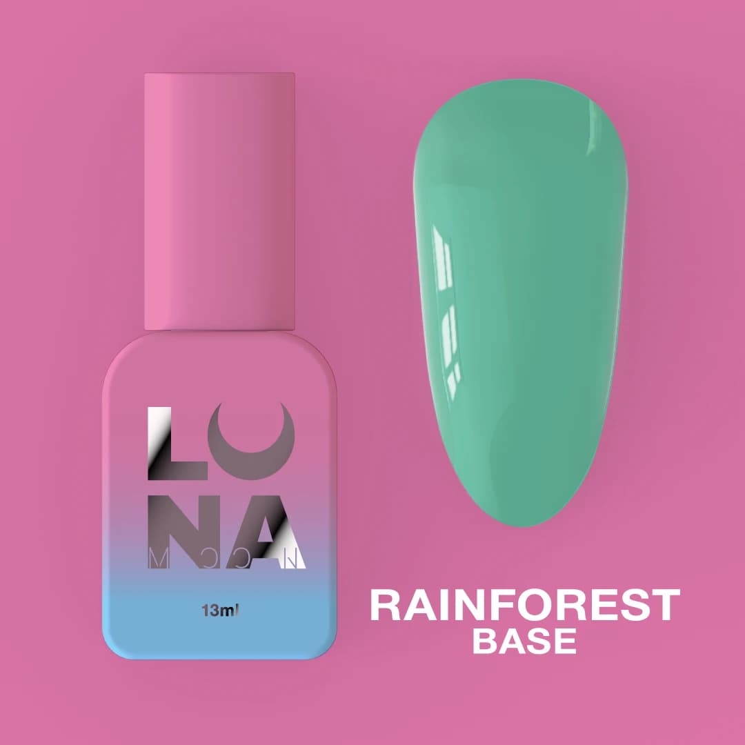 Rainforest Base – Base Color Verde Menta – 13 ml LUNAmoon - 1