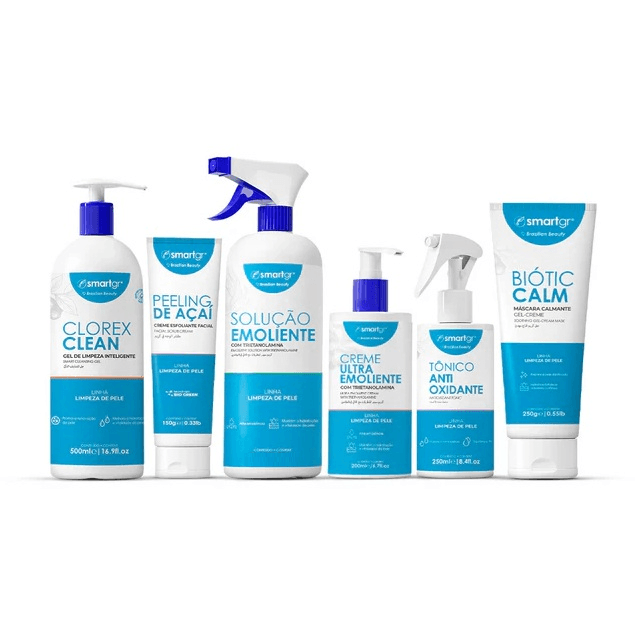 Kit Limpeza de Pele Profissional para Estética Facial - Smart GR