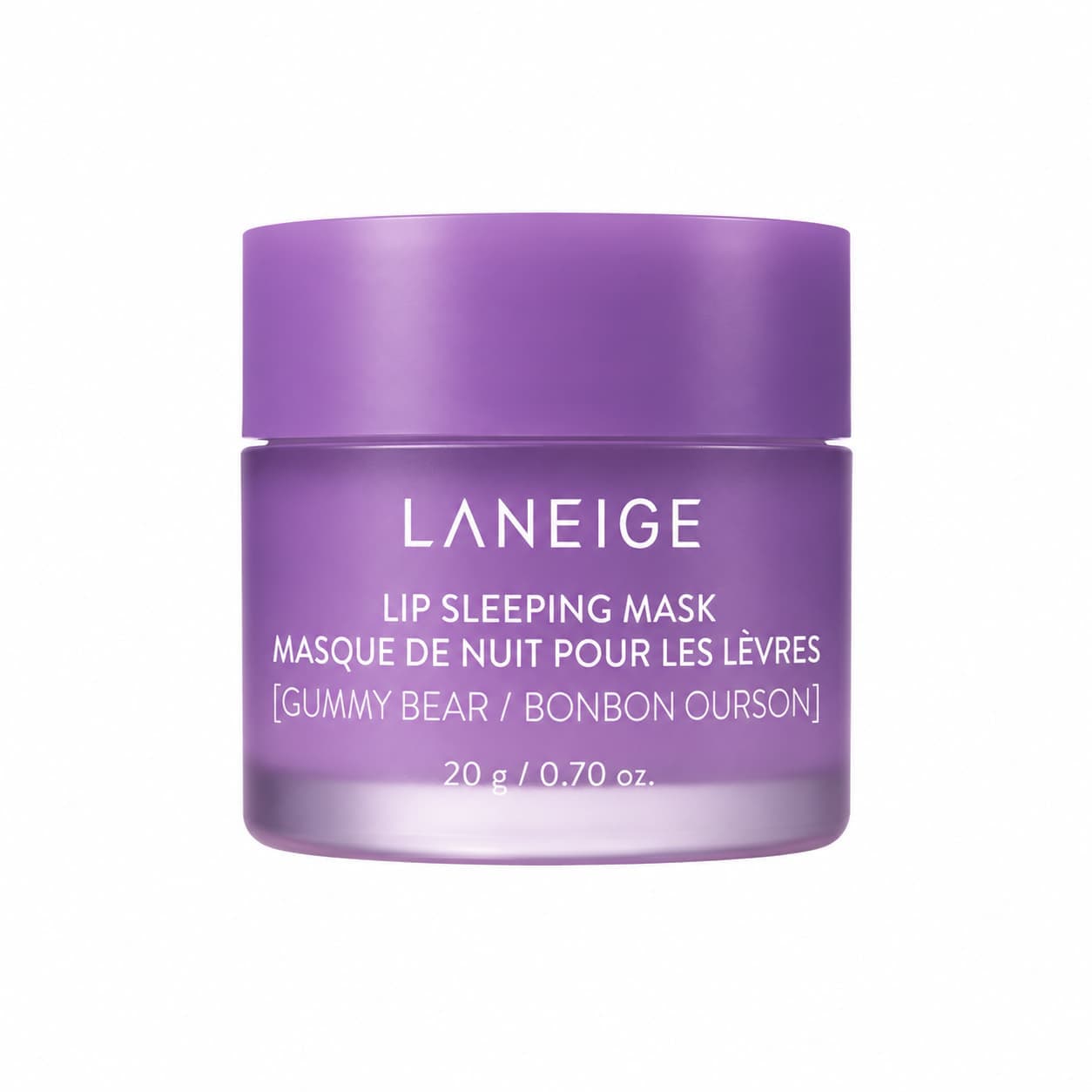 Laneige Lip Sleeping Mask Gummy Bear — Máscara Labial Noturna 20 g, embalagem do produto