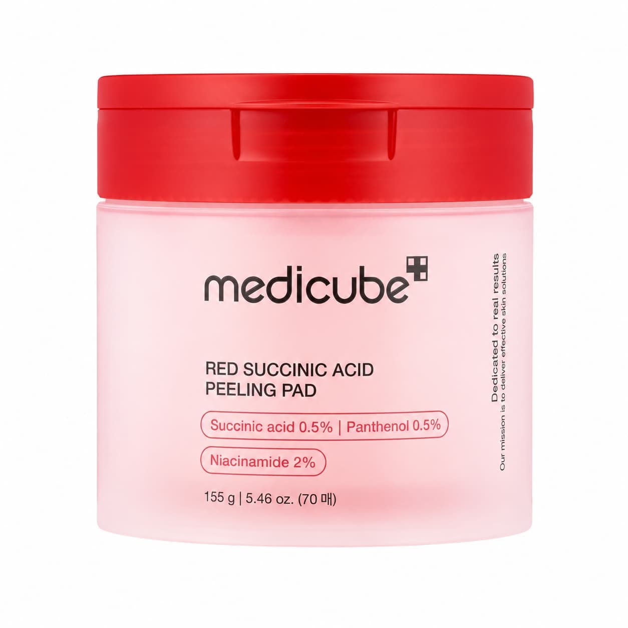 Medicube Red Succinic Acid Peeling Pad — Esfoliação 70 un.