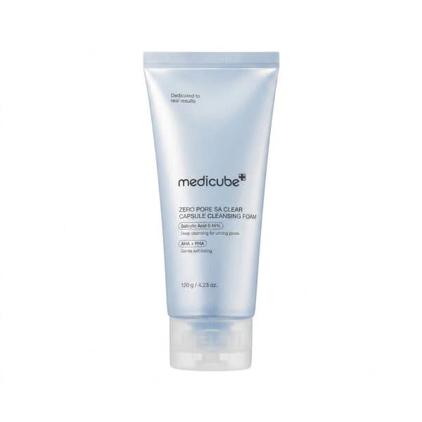 Medicube Zero Pore SA Foam — Limpeza Purificante 120 g — embalagem do produto