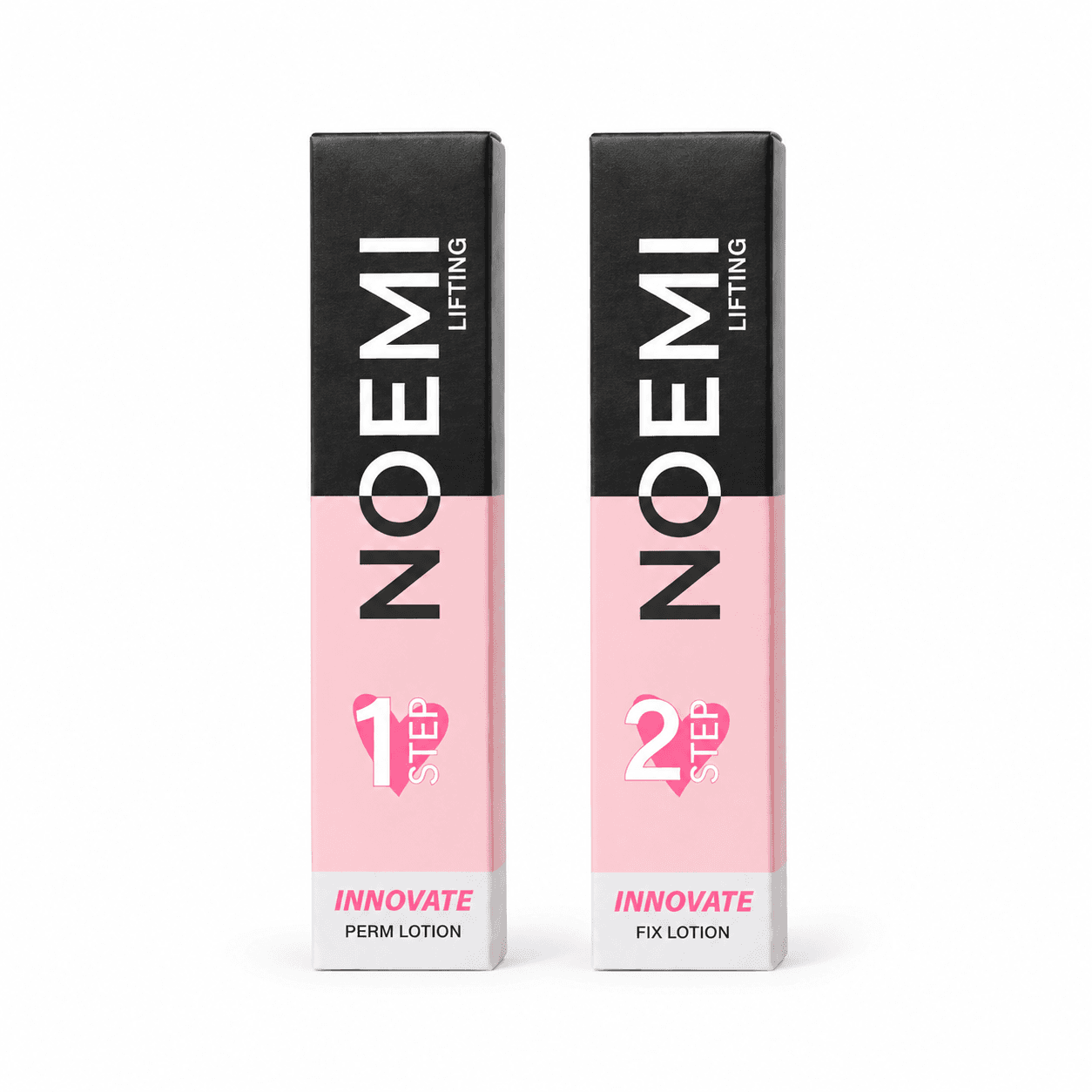 Kit Noemi Innovate com as embalagens de Step 1 e Step 2, 10 ml de cada passo