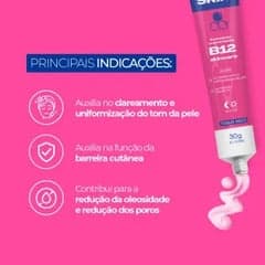 B12 Intensivão – Creme Facial Hidratante Smart GR 30 g, indicações de utilização