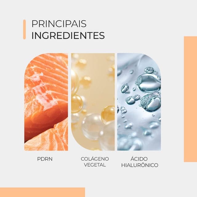 PDRN – Máscara Facial Hidratante Smart GR 120 g, ingredientes em destaque