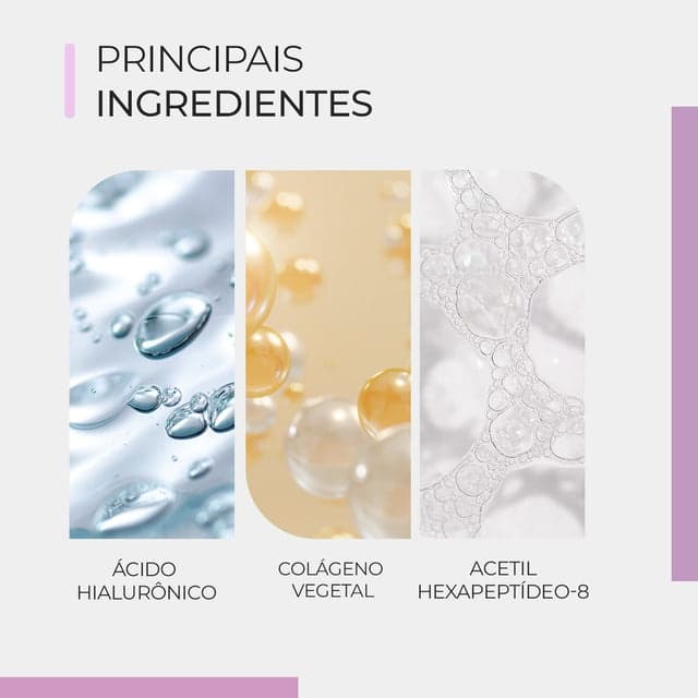 Peptide Skin – Máscara Facial Antirrugas Smart GR 120 g, ingredientes em destaque