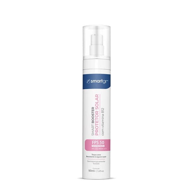 Booster B12 – Protetor Solar FPS 50 Smart GR 50 ml, embalagem principal