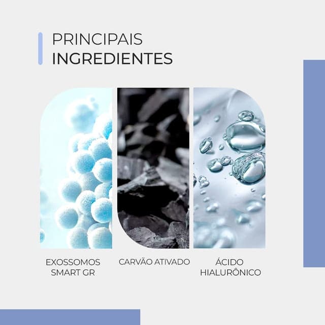 Exo – Máscara Facial Purificante Smart GR 120 g, ingredientes em destaque