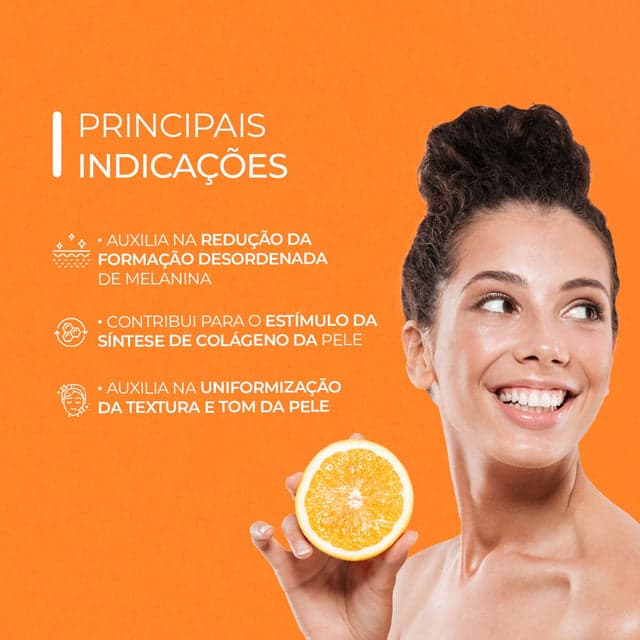 Indicações cosméticas do Vita C HA Derma Pro