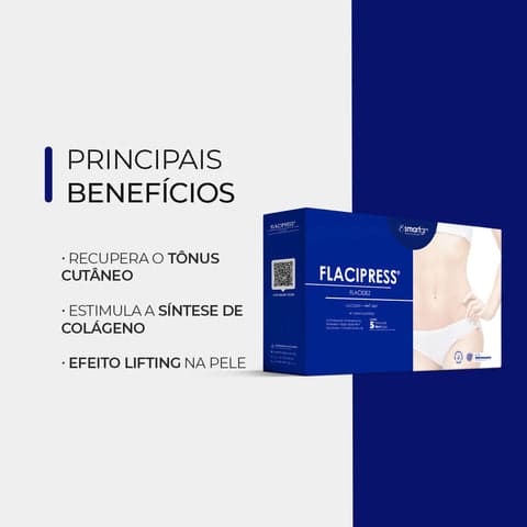 Apresentação dos benefícios cosméticos do Flacipress Derma Pro