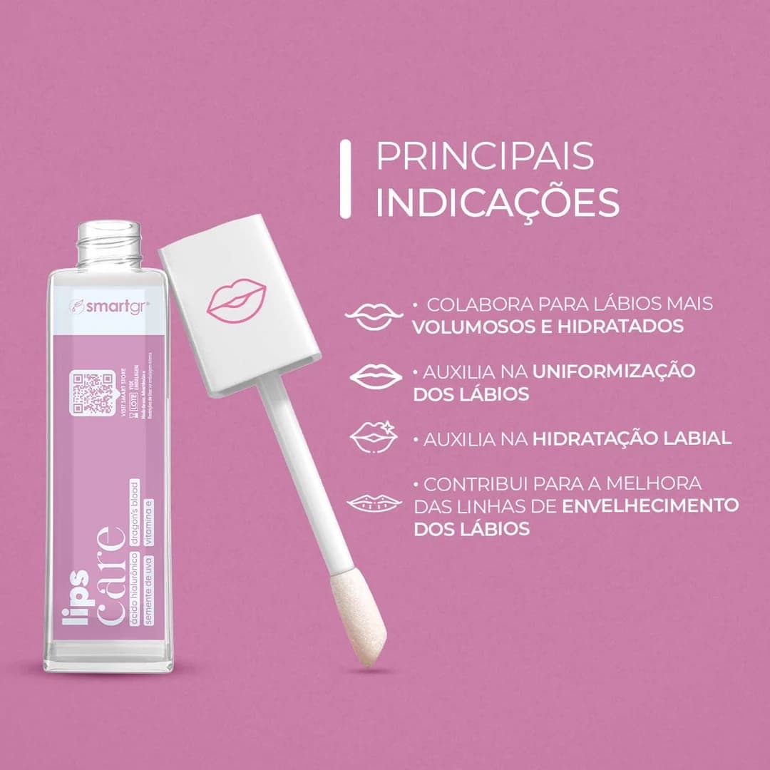 Gloss Volumizador Marshmallow Lips Care Smart GR 6 ml, imagem adicional 3