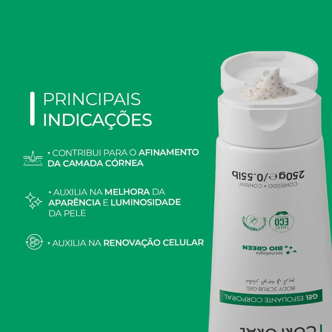 Gel Esfoliante Corporal Smart GR 250 g, imagem adicional 3