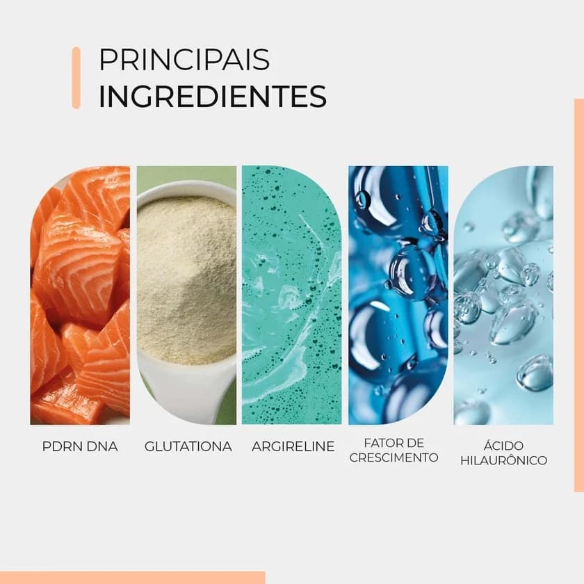 Ingredientes destacados do PDRN Skin Pro Smart GR