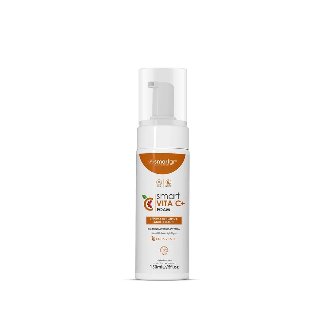 Espuma de Limpeza Vitamina C Smart Vita C+ Smart GR 150 ml, embalagem principal